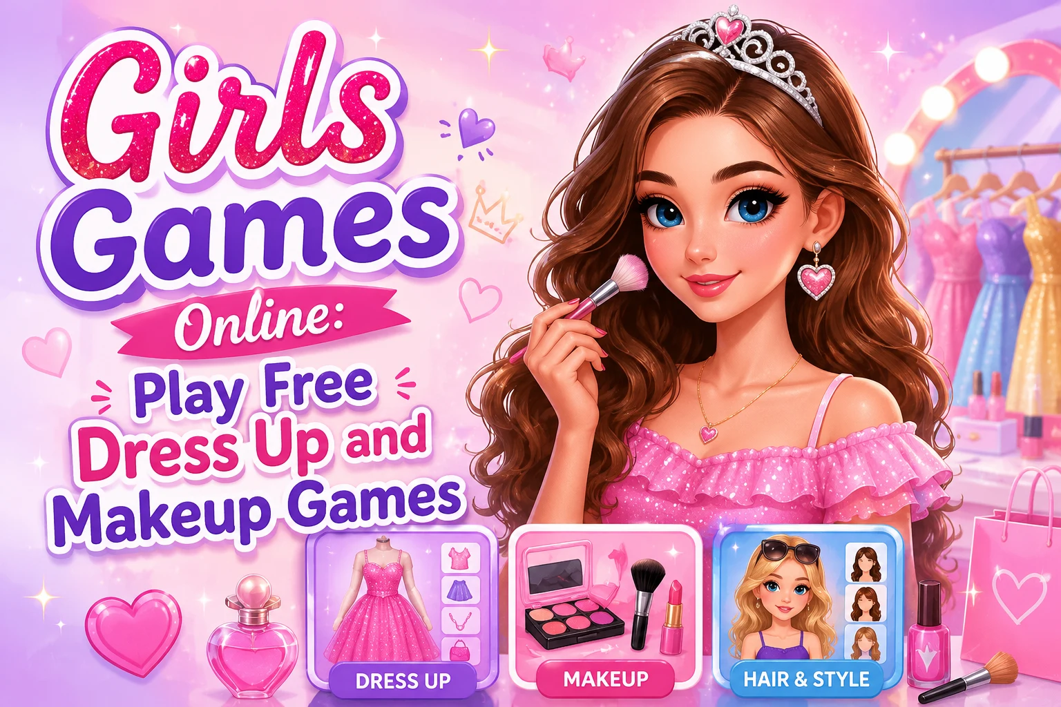 Girls Games Online: Play Free Dress Up and Makeup Games